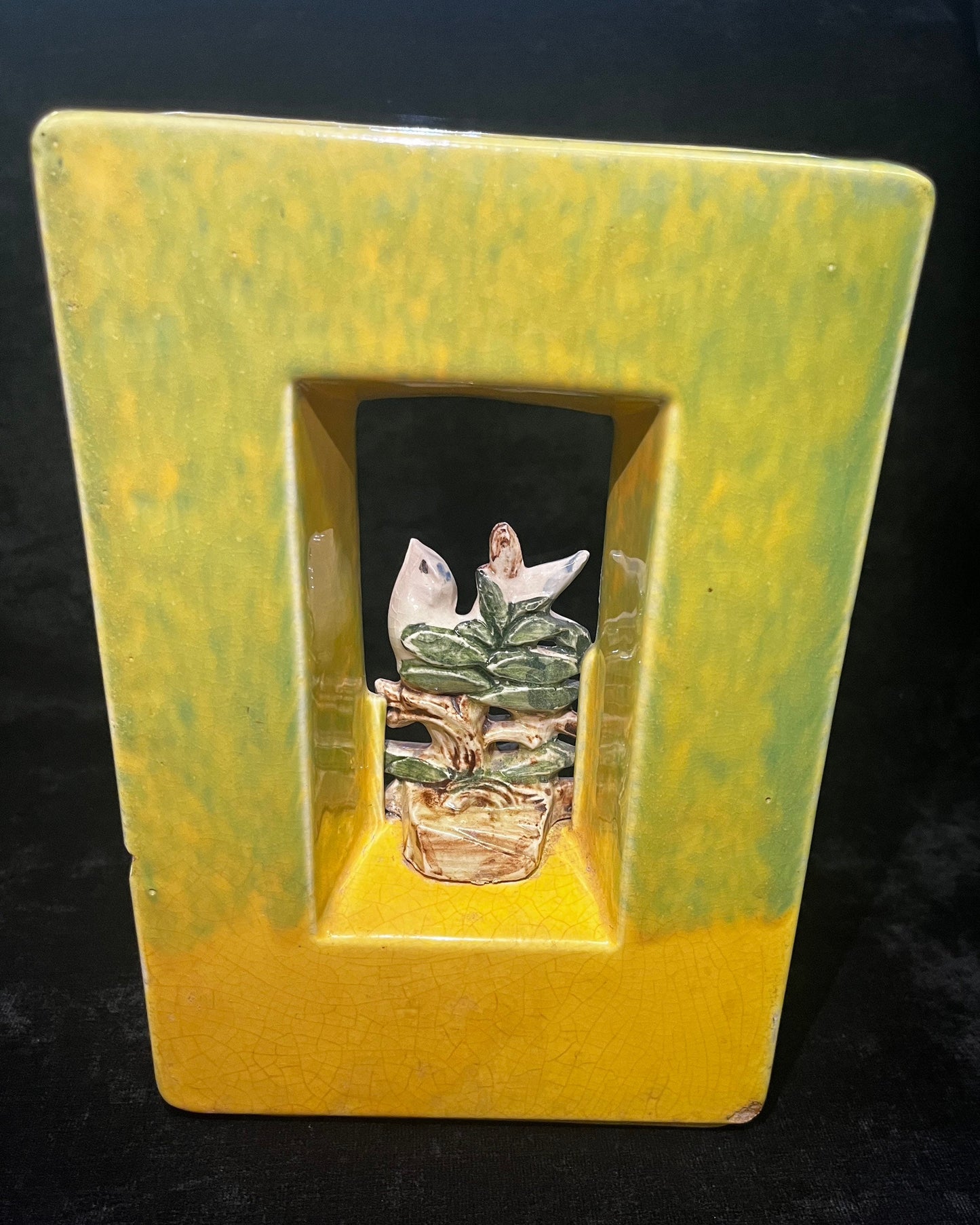 McCoy Arcature Bird Vase - Mid Century Vase - Window center Vase - BookEnd Vase