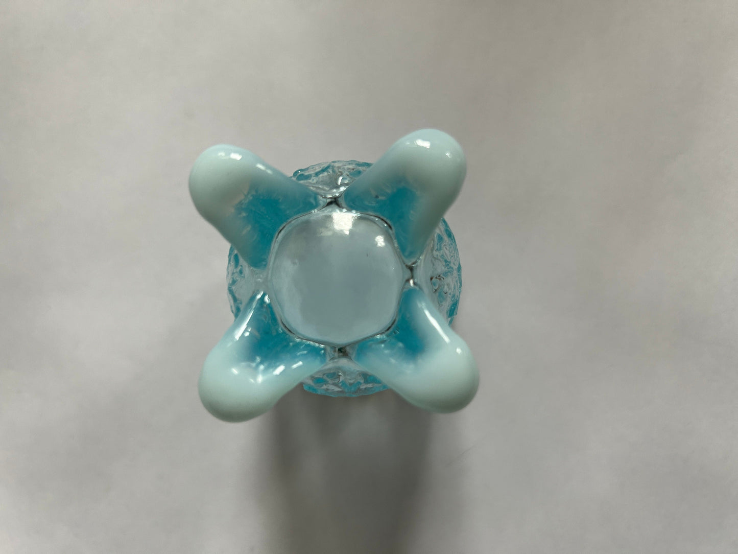 Fenton Daisy Blue Opalescent Glass Toothpick Holders - Ring Caches - 2 sold individually - Wedding or Shower Gift