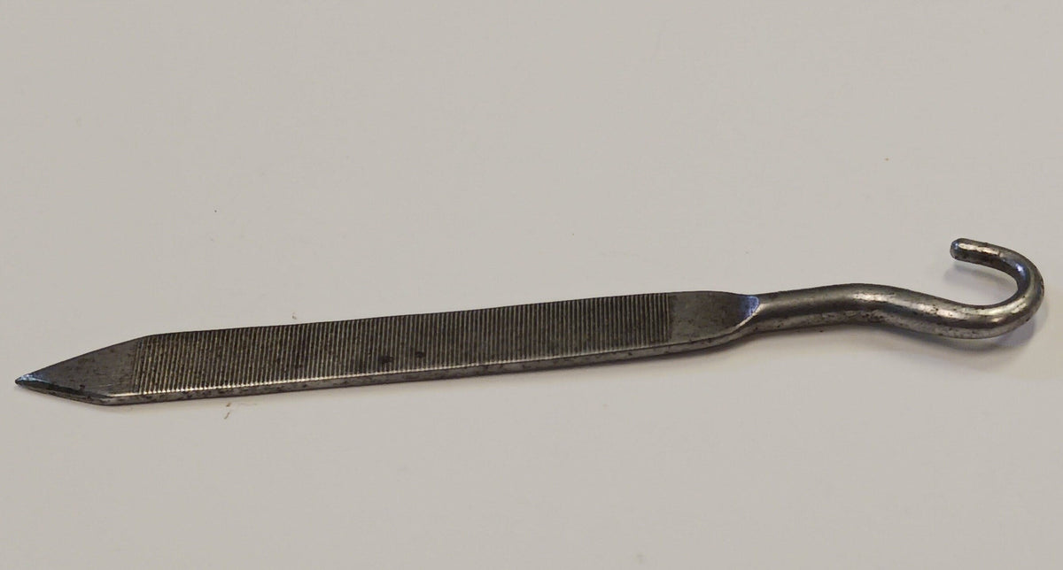 Early 1900s Shoe Button Hook - Vintage Small Business Item - Antique High Top Shoe Button Pull