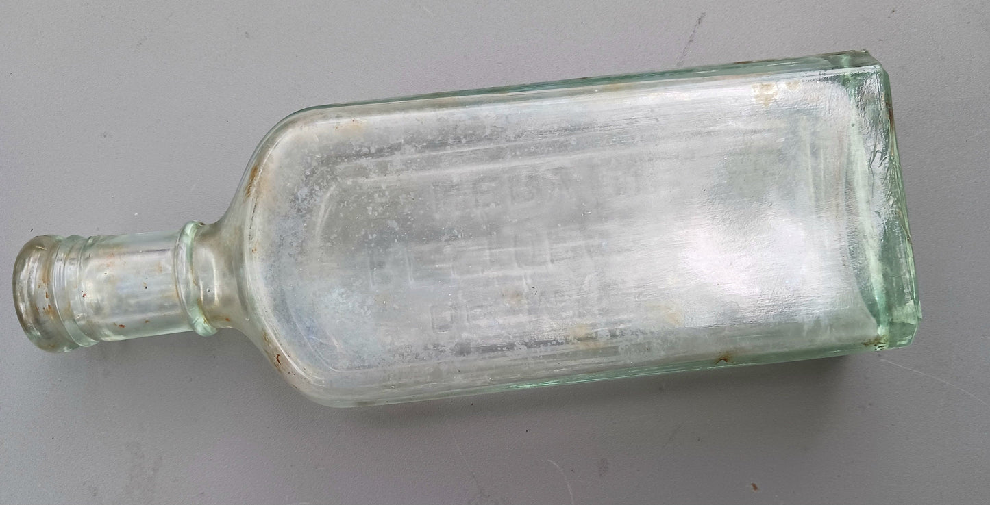Dr. Miles Restorative Nervine Bottle - Vintage Medical Prescription Bottles - 1890s Medical Collectibles - Quack Medicine Bottle
