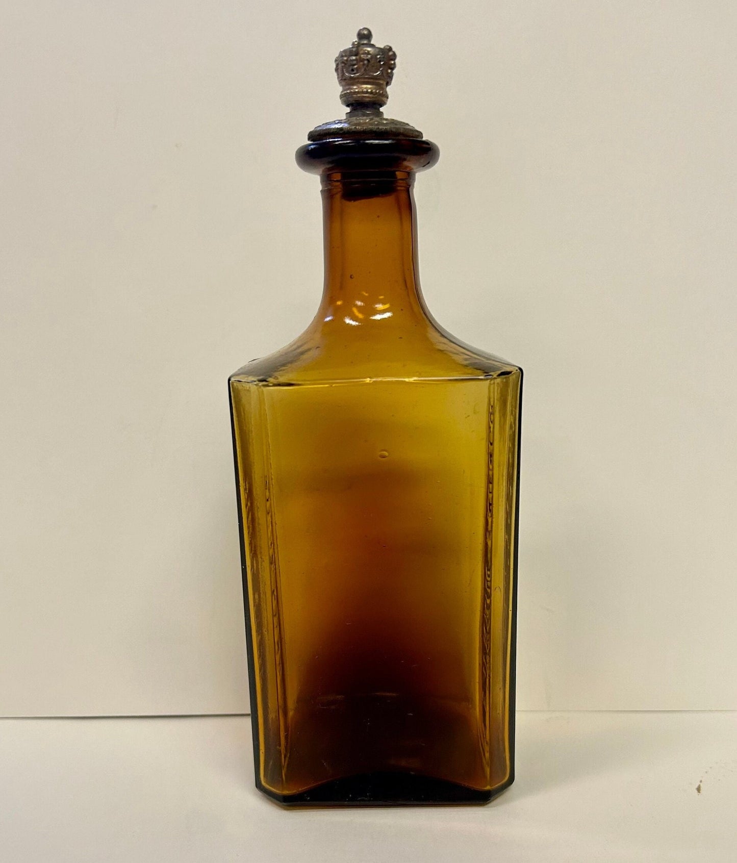 Watkins Amber Glass Bottle - Vintage
