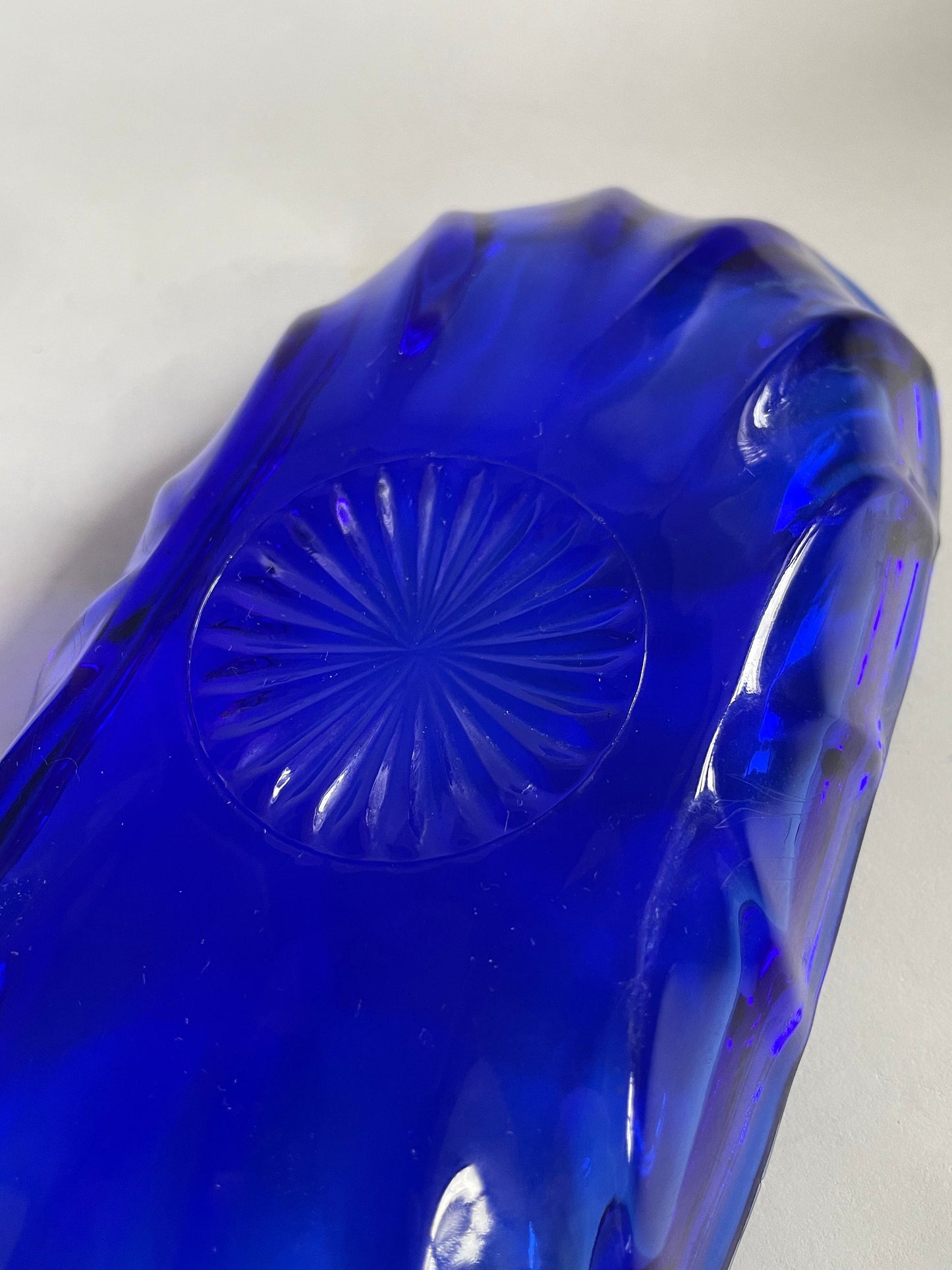 Banana Split Ice Cream Boats in Cobalt Blue Glass by Anchor Hocking - 4 available - SOLD INDIVIDUALLY - Candy dishes in Cobalt Blue