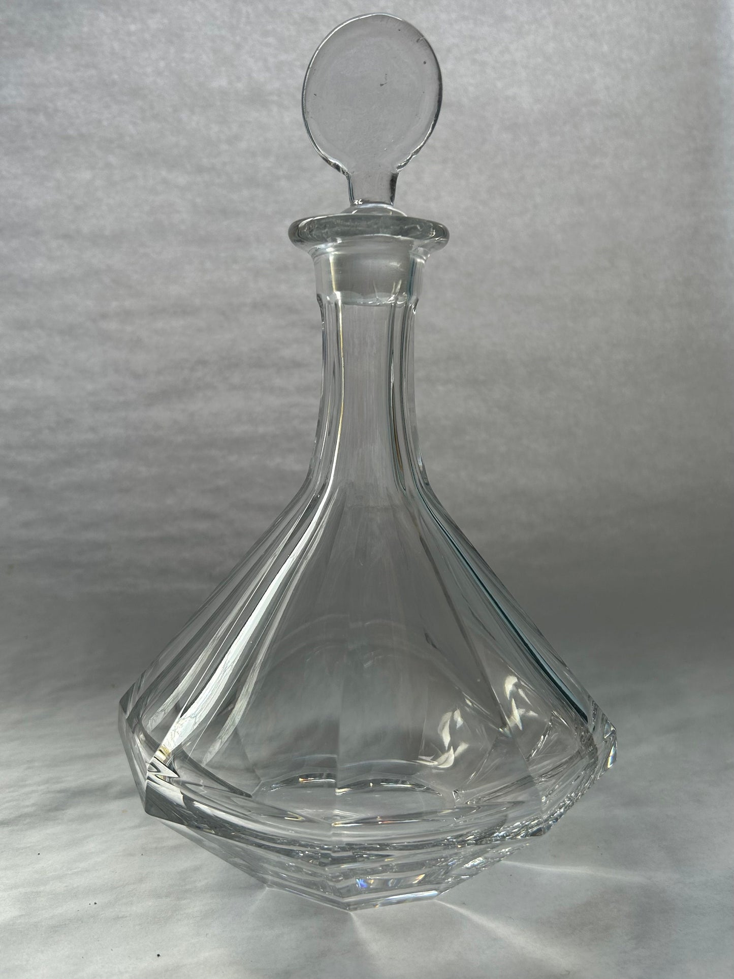 Art Deco Crystal Decanter - Simply Stated Classic Crystal Decanter