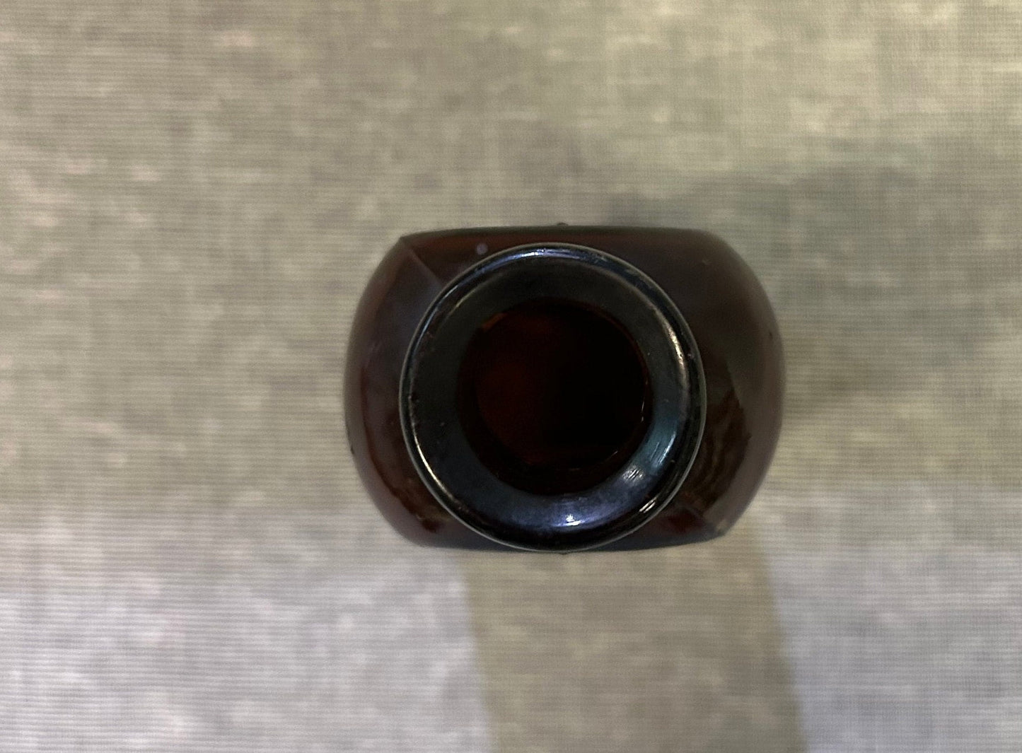 Dark Reddish-Brown Glass Medicine Bottle - Cork and Wire Stopper Style - early 1900s