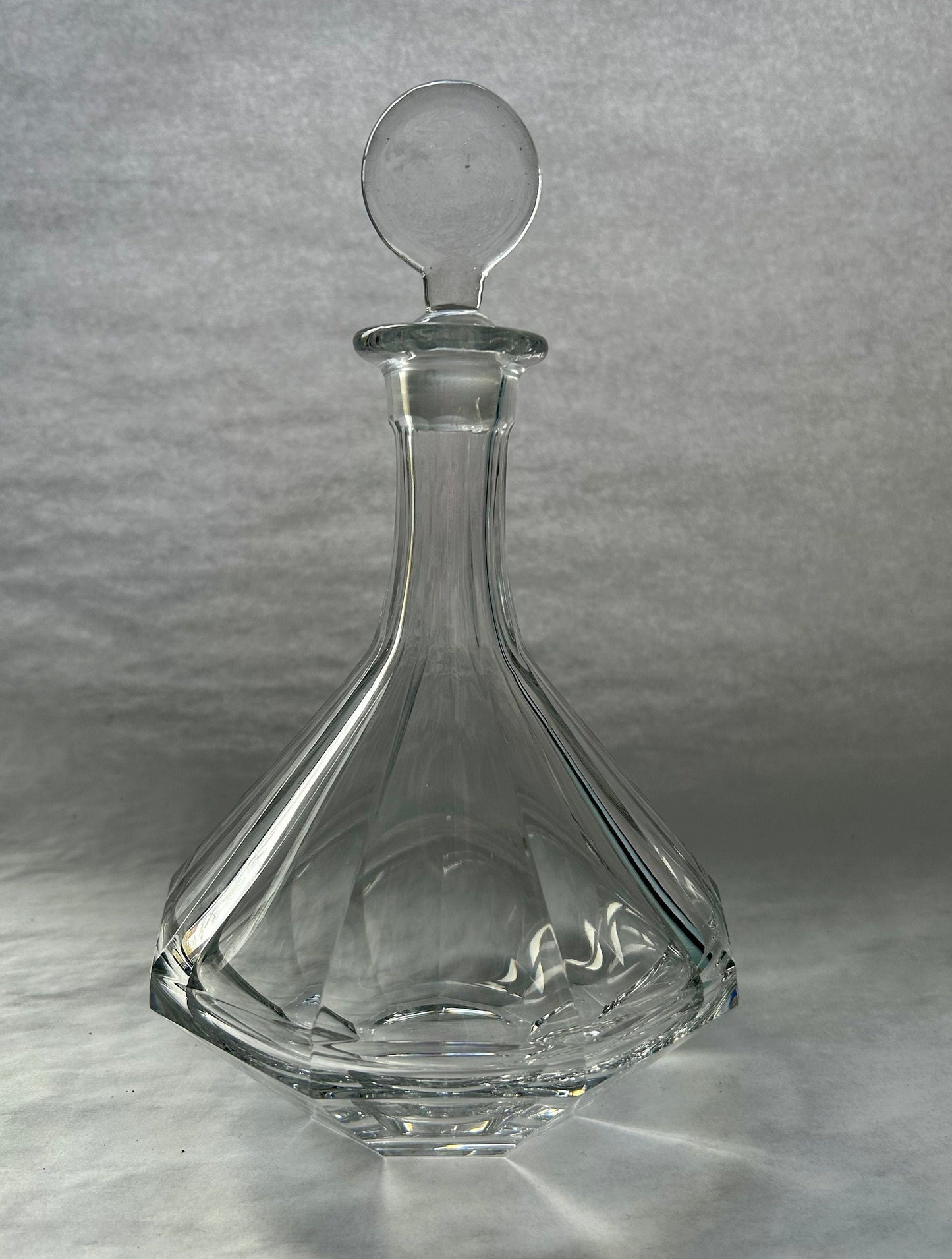 Art Deco Crystal Decanter - Simply Stated Classic Crystal Decanter