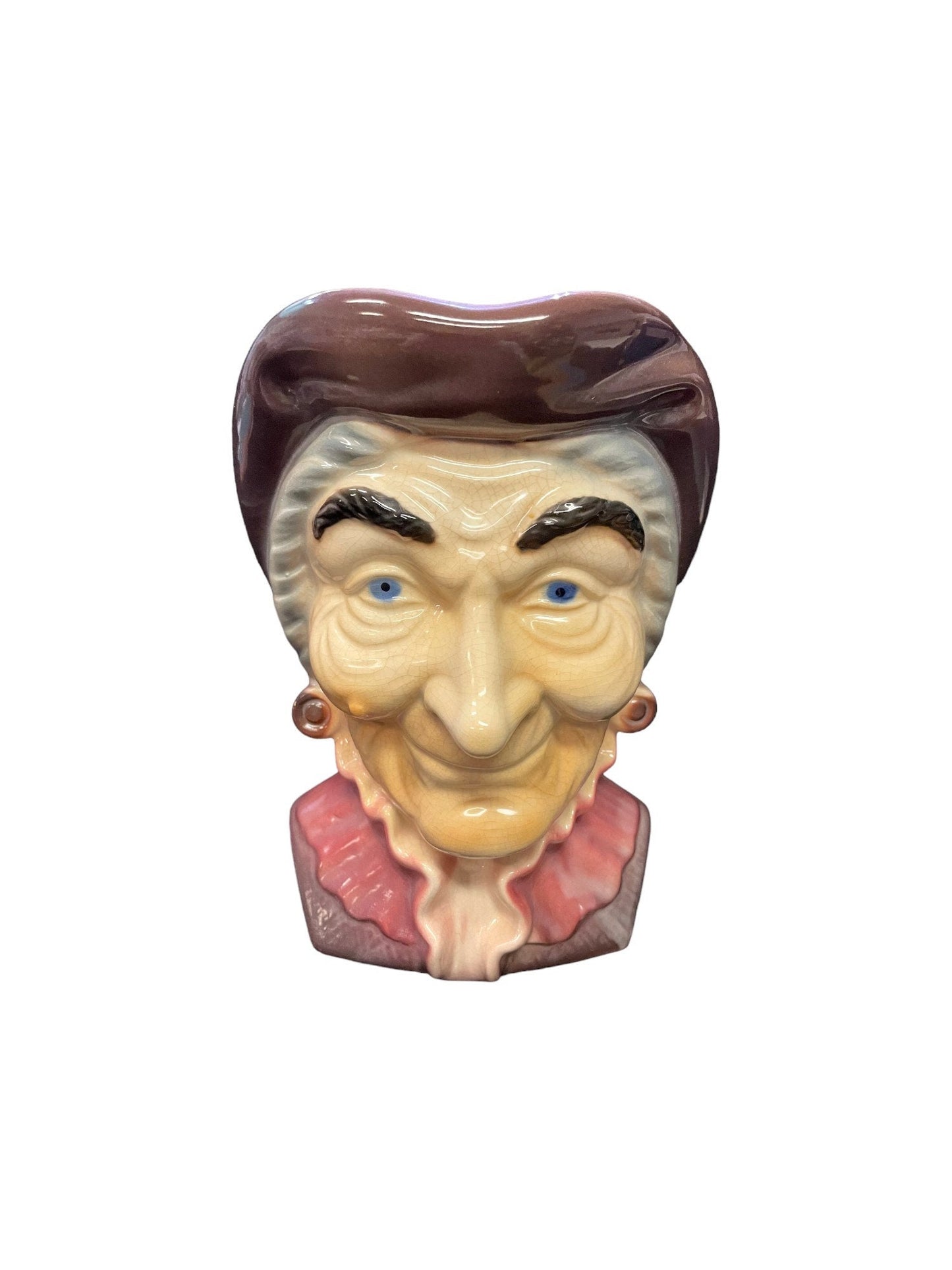 Royal Copley Woman's Bust Wall Pocket/Vase