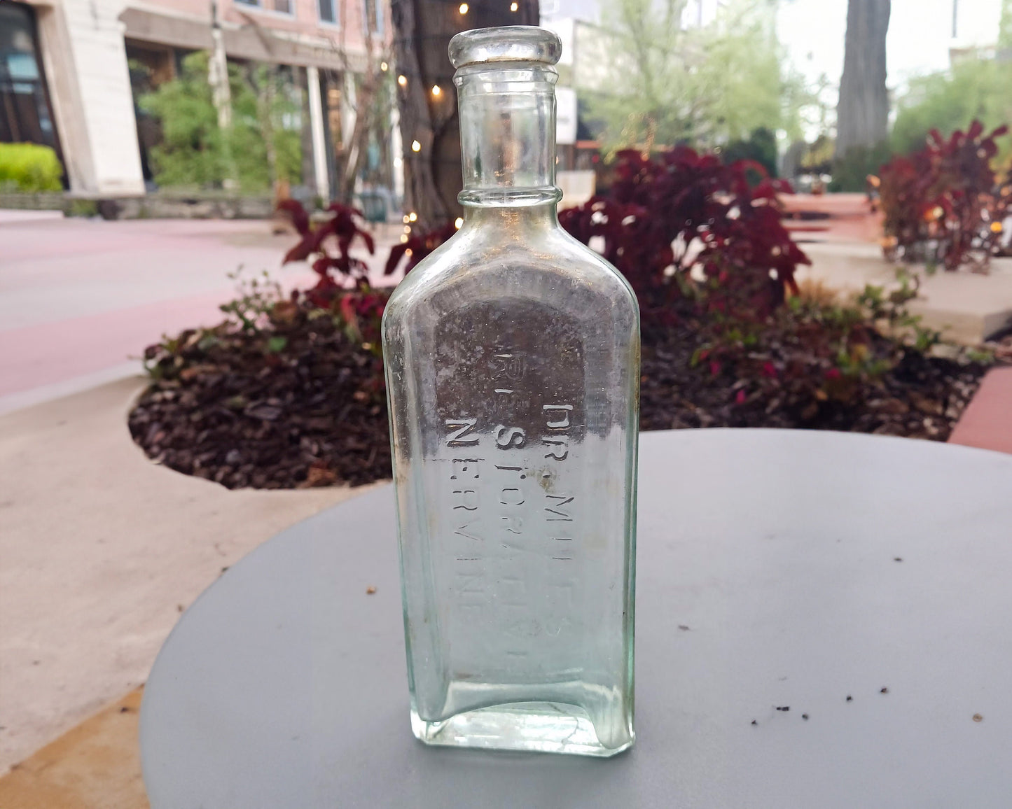 Dr. Miles Restorative Nervine Bottle - Vintage Medical Prescription Bottles - 1890s Medical Collectibles - Quack Medicine Bottle