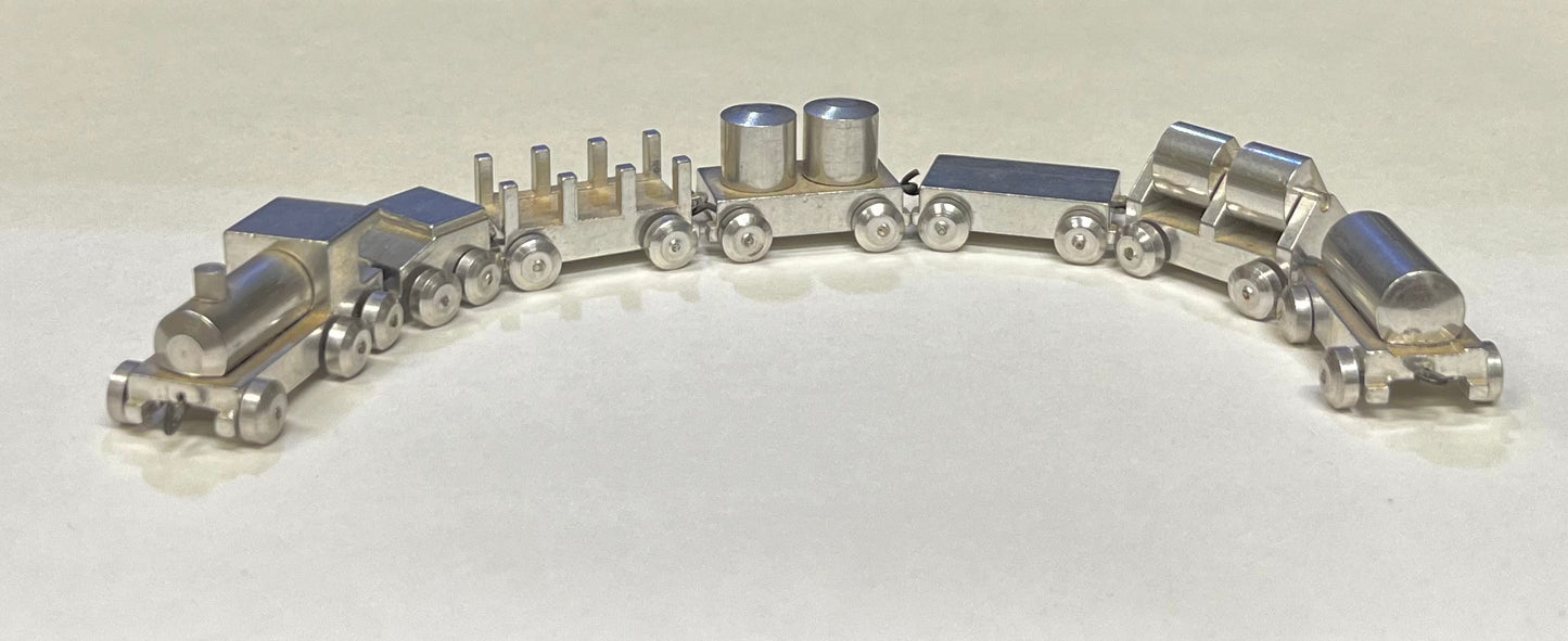 1973 Mini Model Aluminum Train- Elton John Album Release Party - Gebr. Hildner