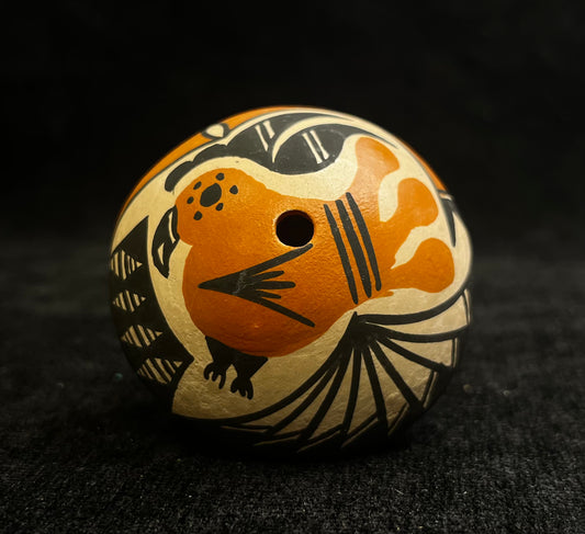 Yolanda Trujillo Acoma Pueblo Seed Pot - Indigenous Pottery Piece