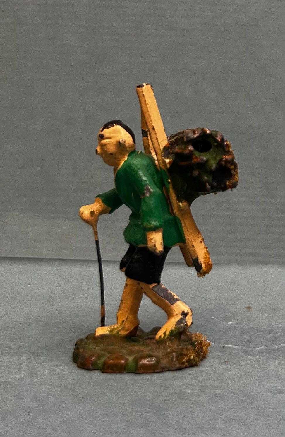 Miniature Japanese Metal Figurines - Sold as Set of 8