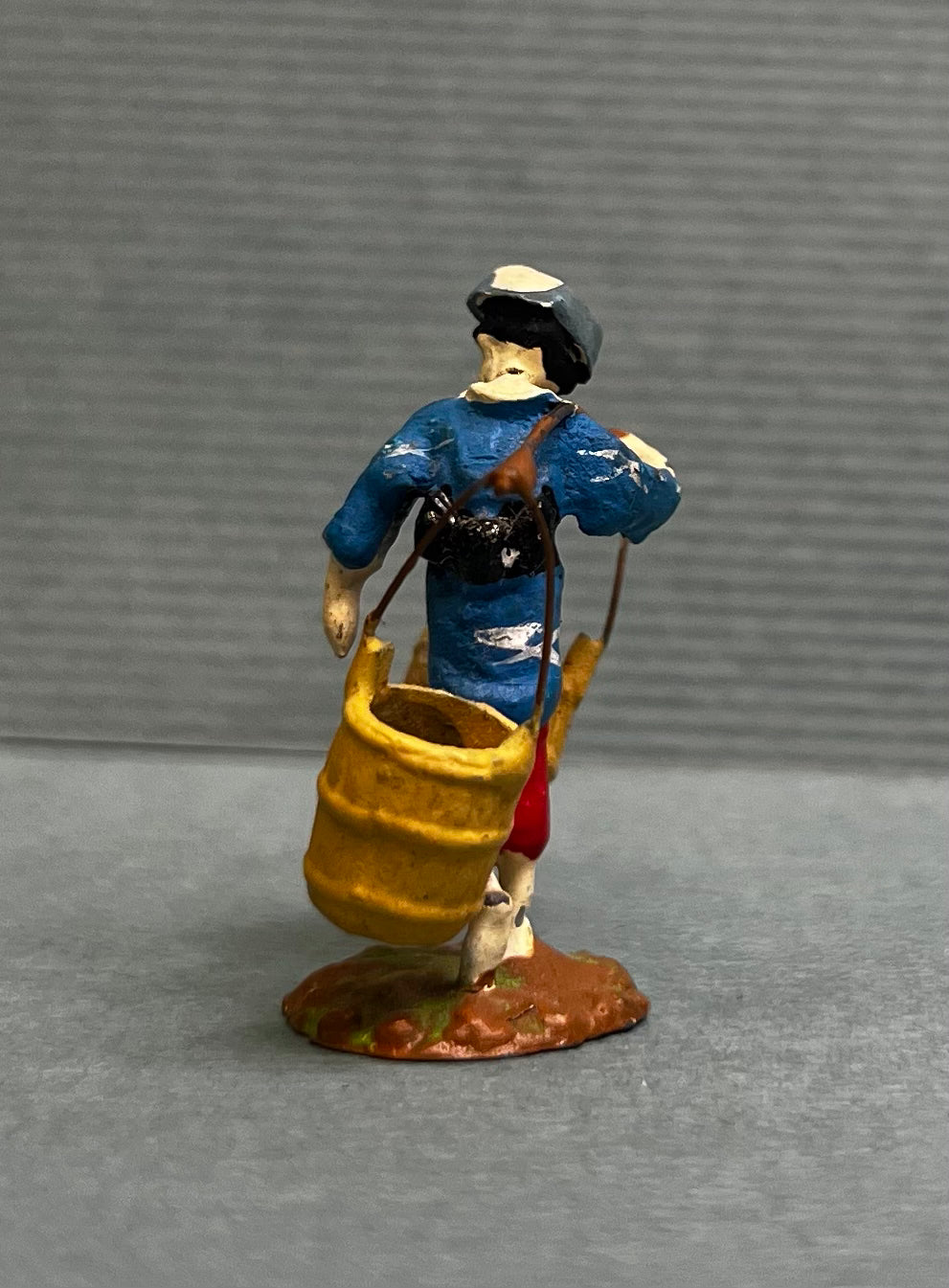 Miniature Japanese Metal Figurines - Sold as Set of 8