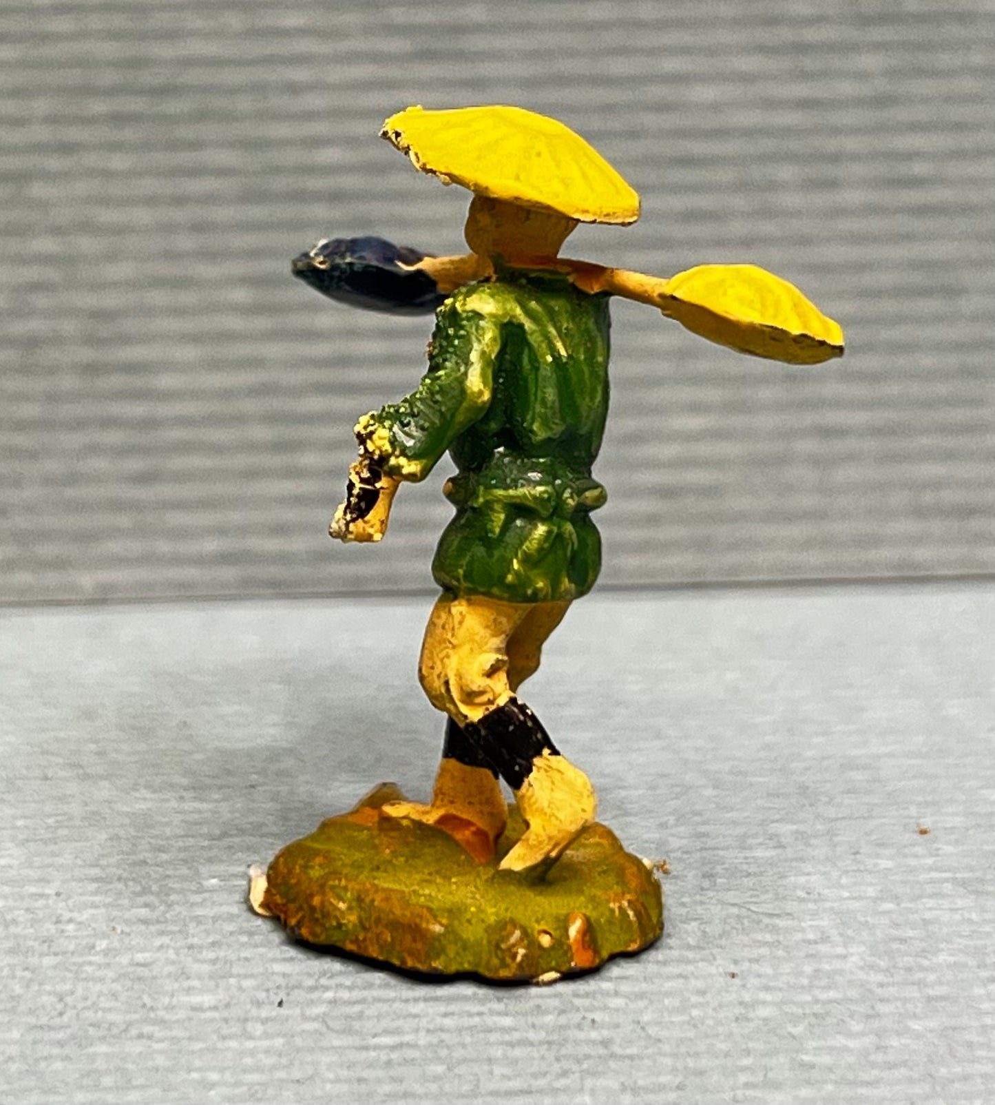 Miniature Japanese Metal Figurines - Sold as Set of 6