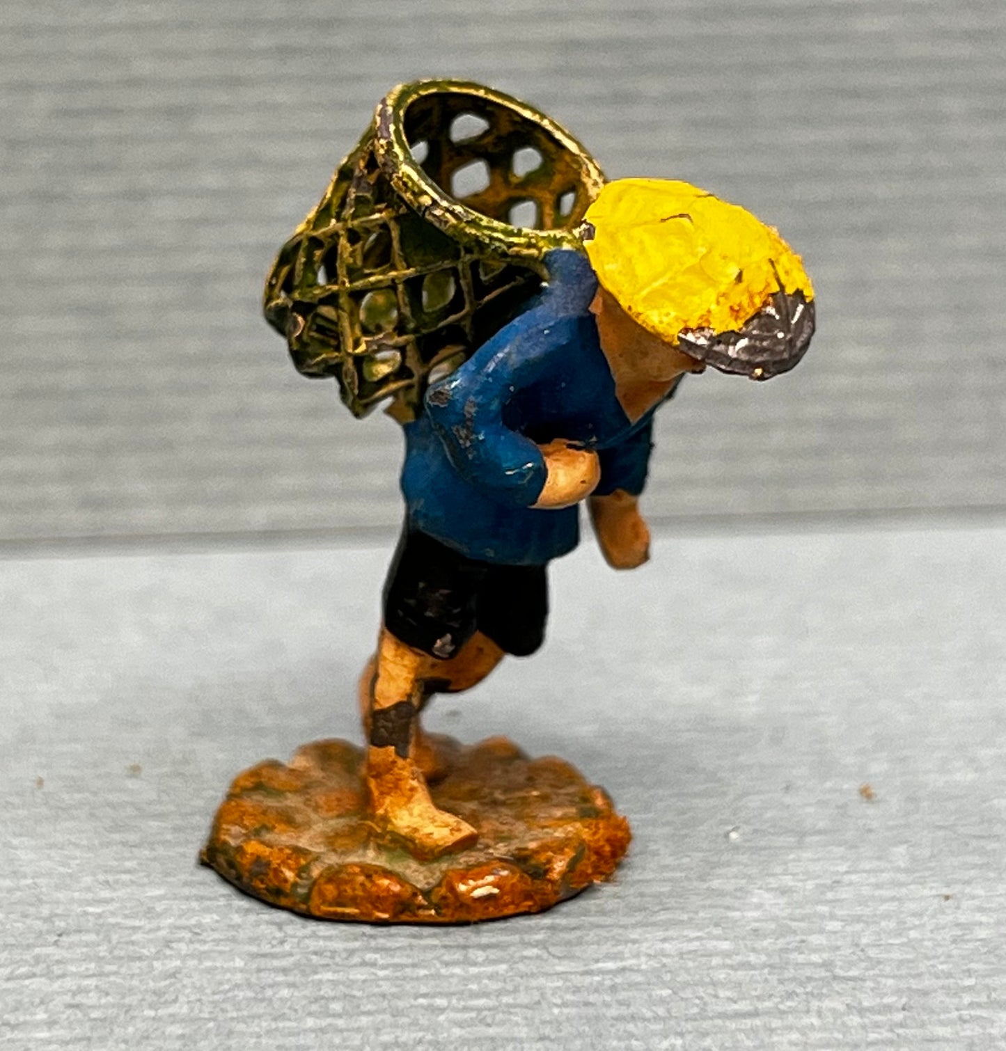 Miniature Japanese Metal Figurines - Sold as Set of 6
