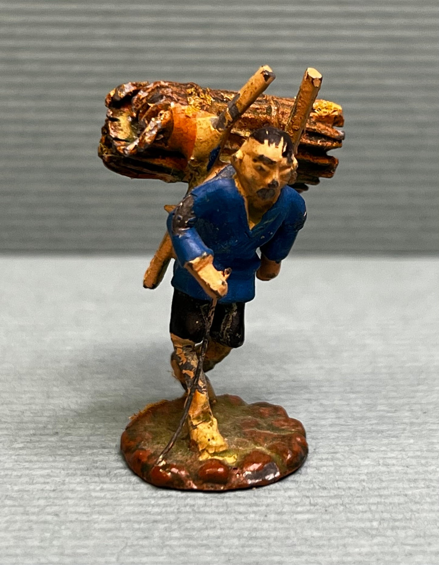 Miniature Japanese Metal Figurines - Sold as Set of 5