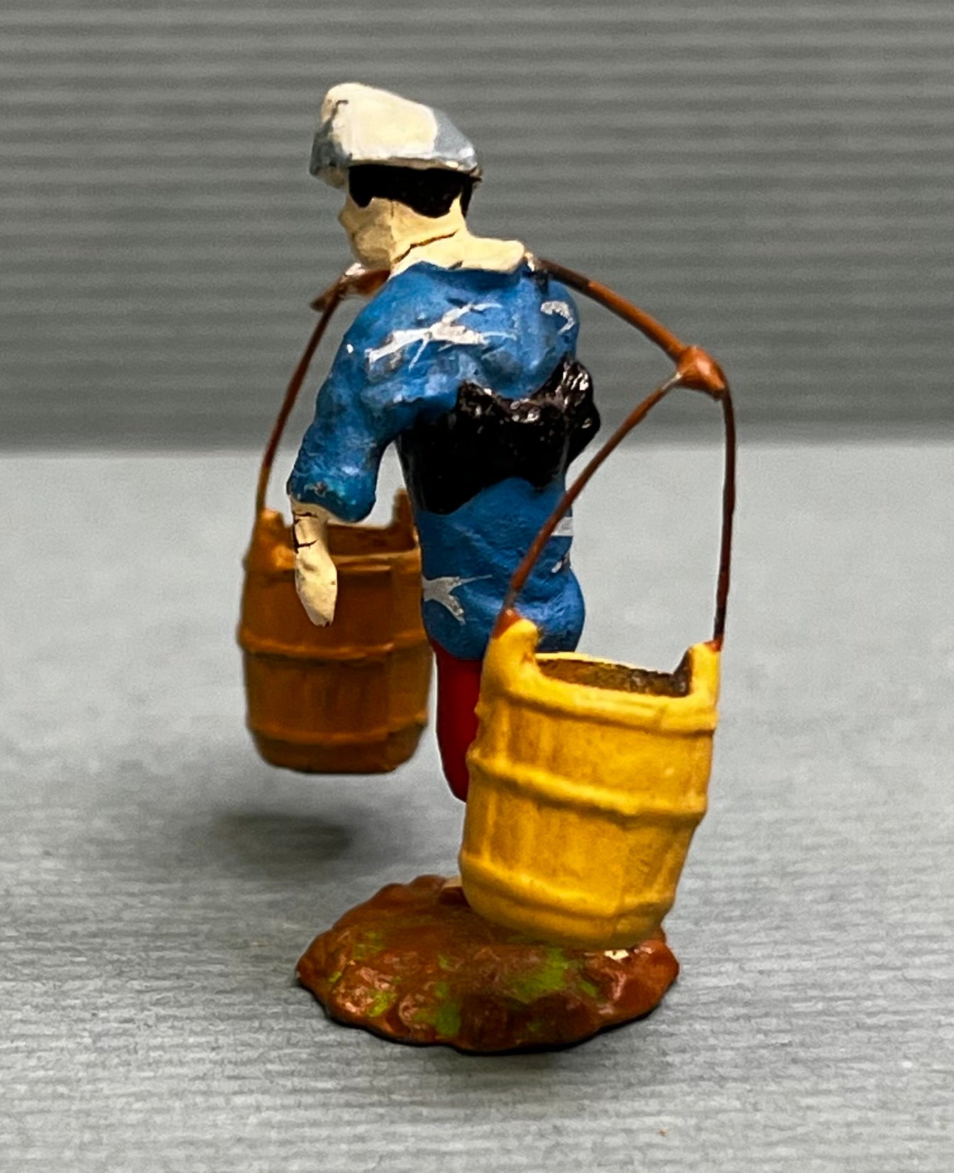 Miniature Japanese Metal Figurines - Sold as Set of 5