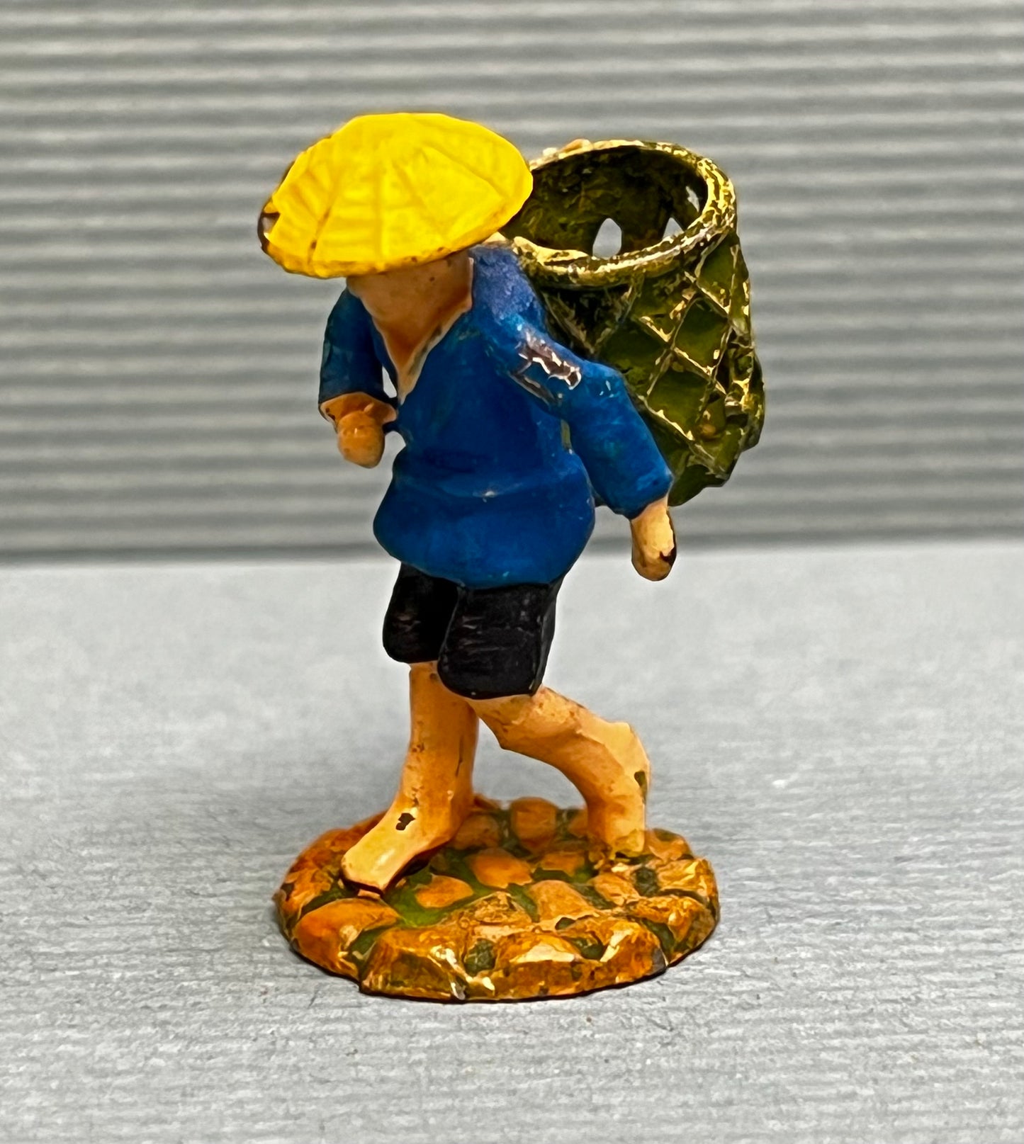 Miniature Japanese Metal Figurines - Sold as Set of 5