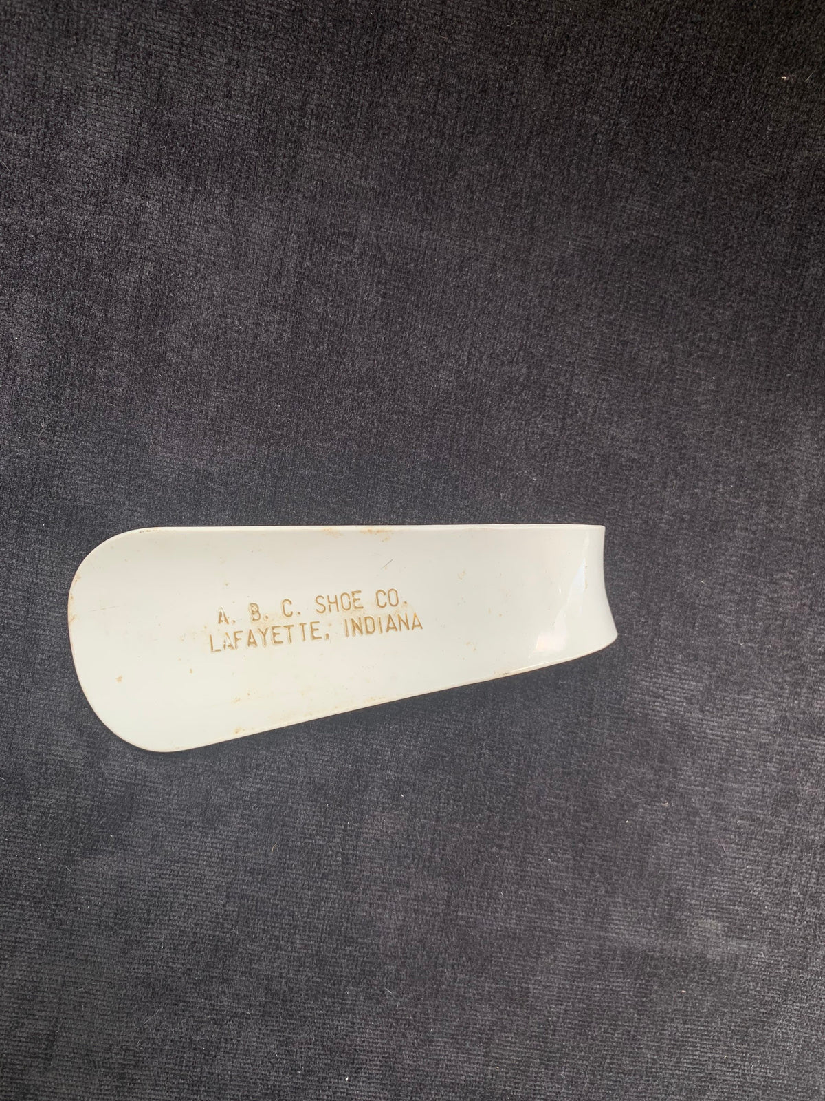 Layfette, Indiana Shoe Horn, A.B.C. Shoe Company Advertising Piece