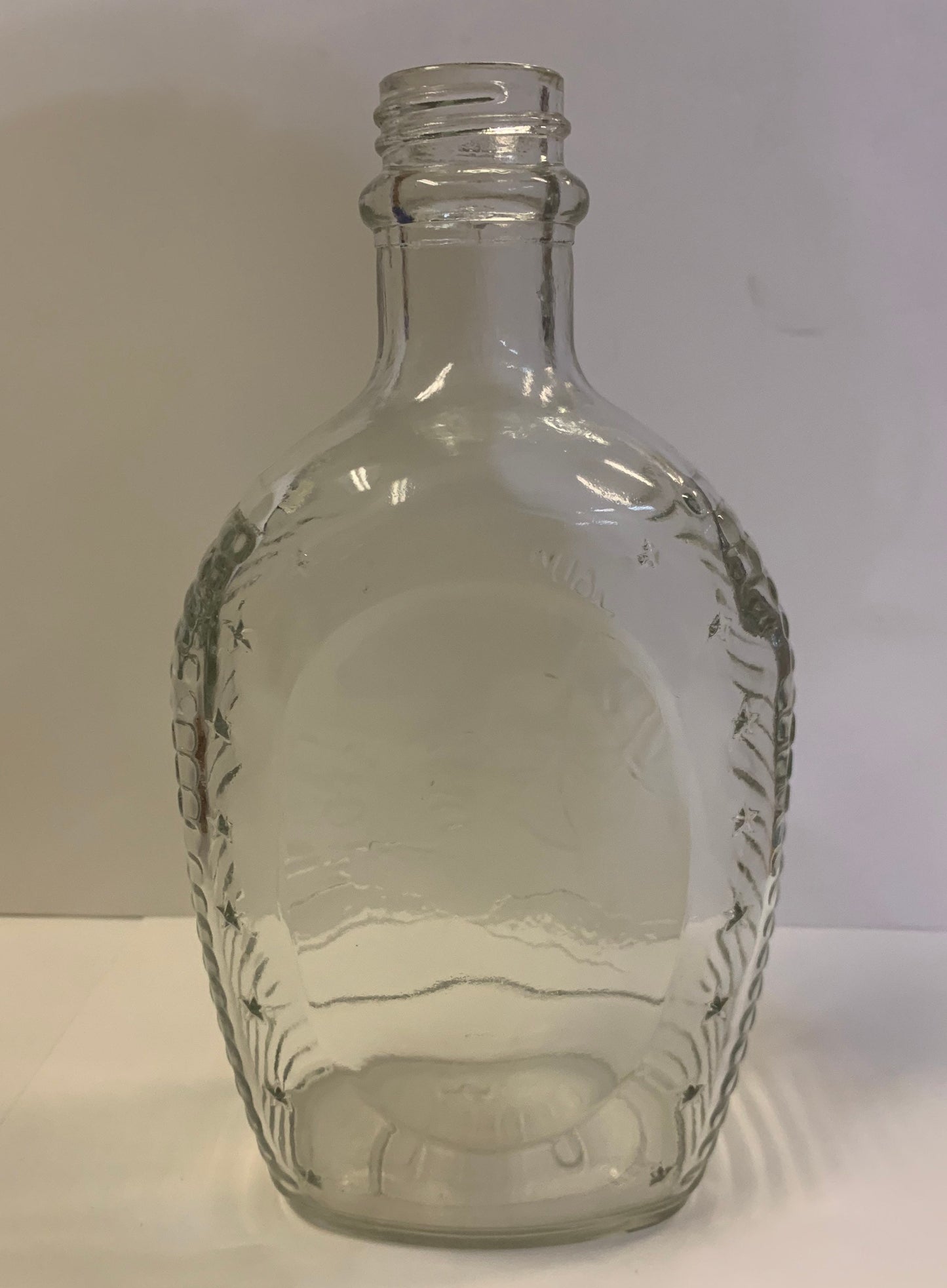 1776 -1976 Log Cabin Maple Syrup Mount Rushmore Bicentennial Bottle