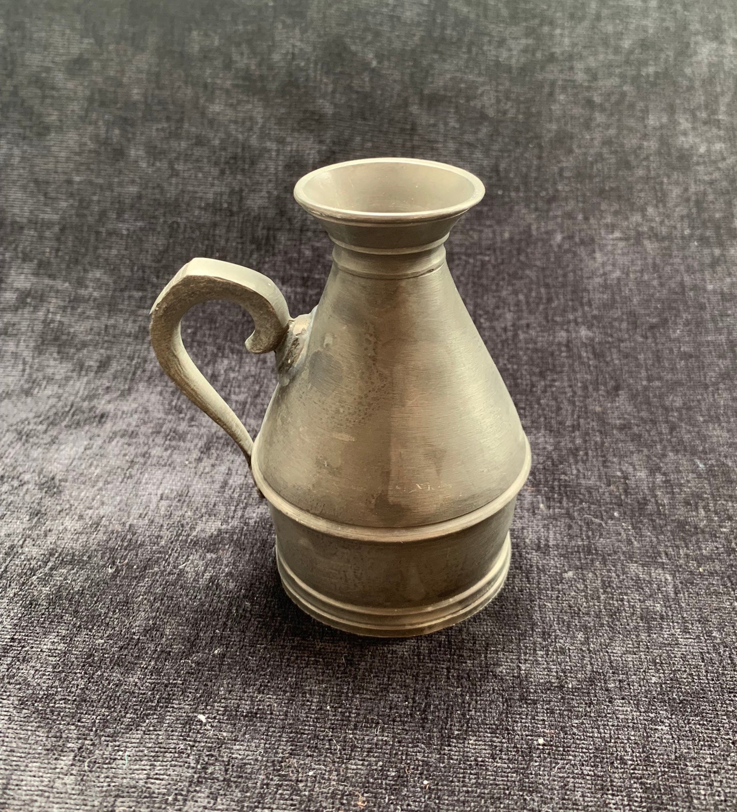 Pewter Kerosene Jar, Imperial Made in England, Vintage English Estate Piece