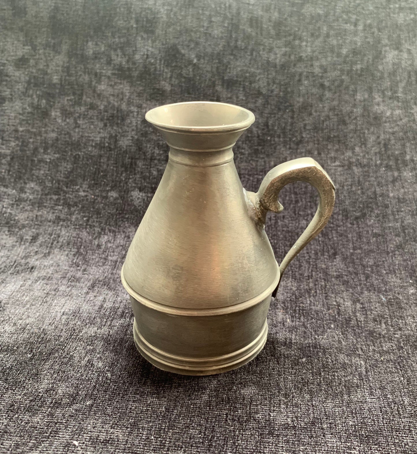 Pewter Kerosene Jar, Imperial Made in England, Vintage English Estate Piece