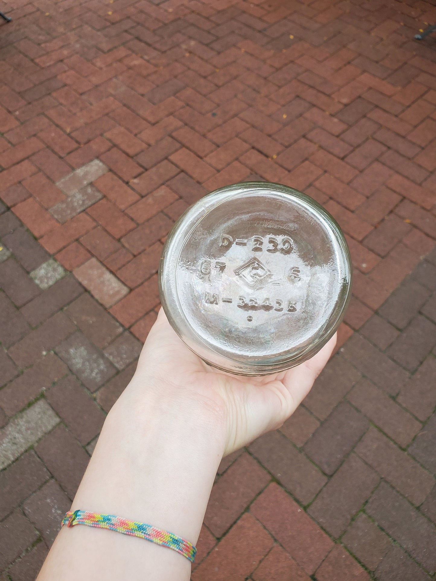 Golden Wedding 11.5" Vintage Bottle