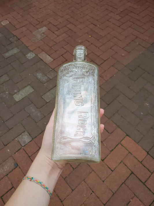 Piping Rock Vintage Liquor Bottle, 4/5 Quart size
