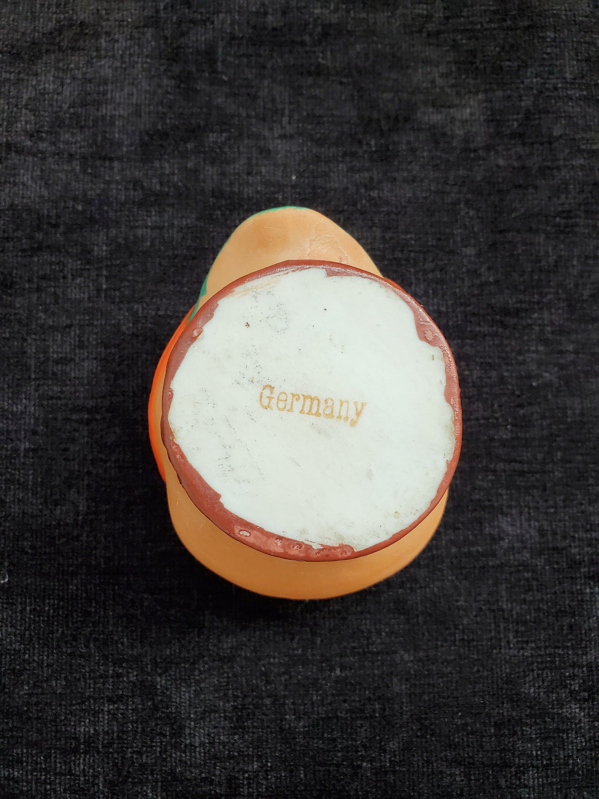German Porcelain Mustard Dish and Pepper Shaker, Vintage, Made in Germany