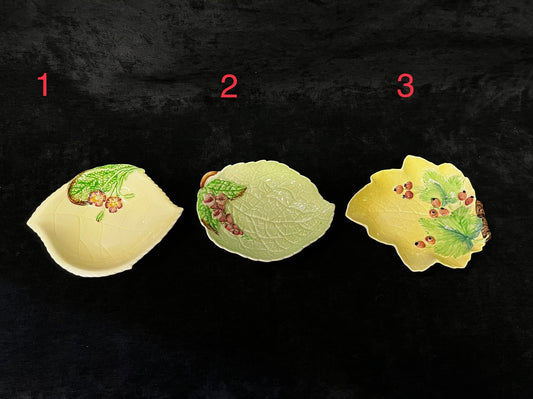 Carlton Ware Figural Leaf Dishes - Sold Separately
