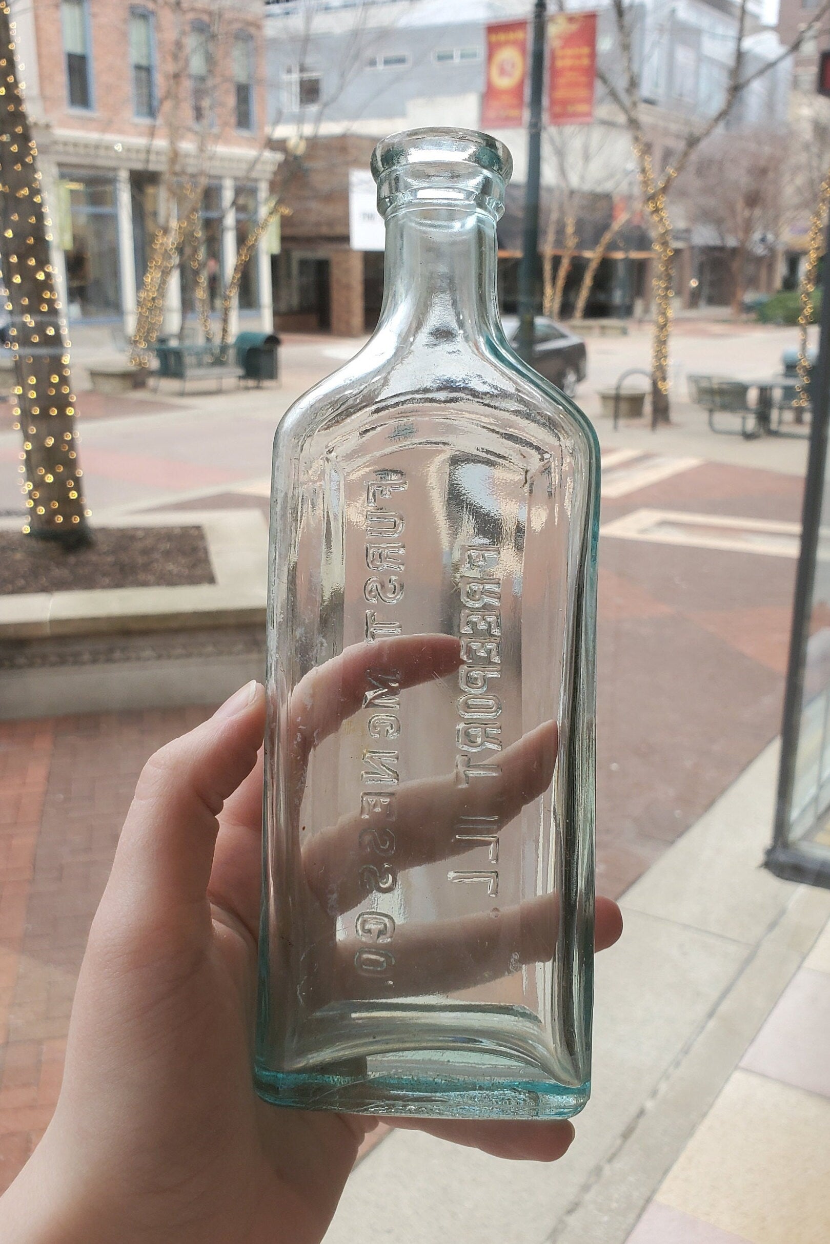 Furst-McNess Co. Freeport Illinois 1908, Vintage Glass Bottle