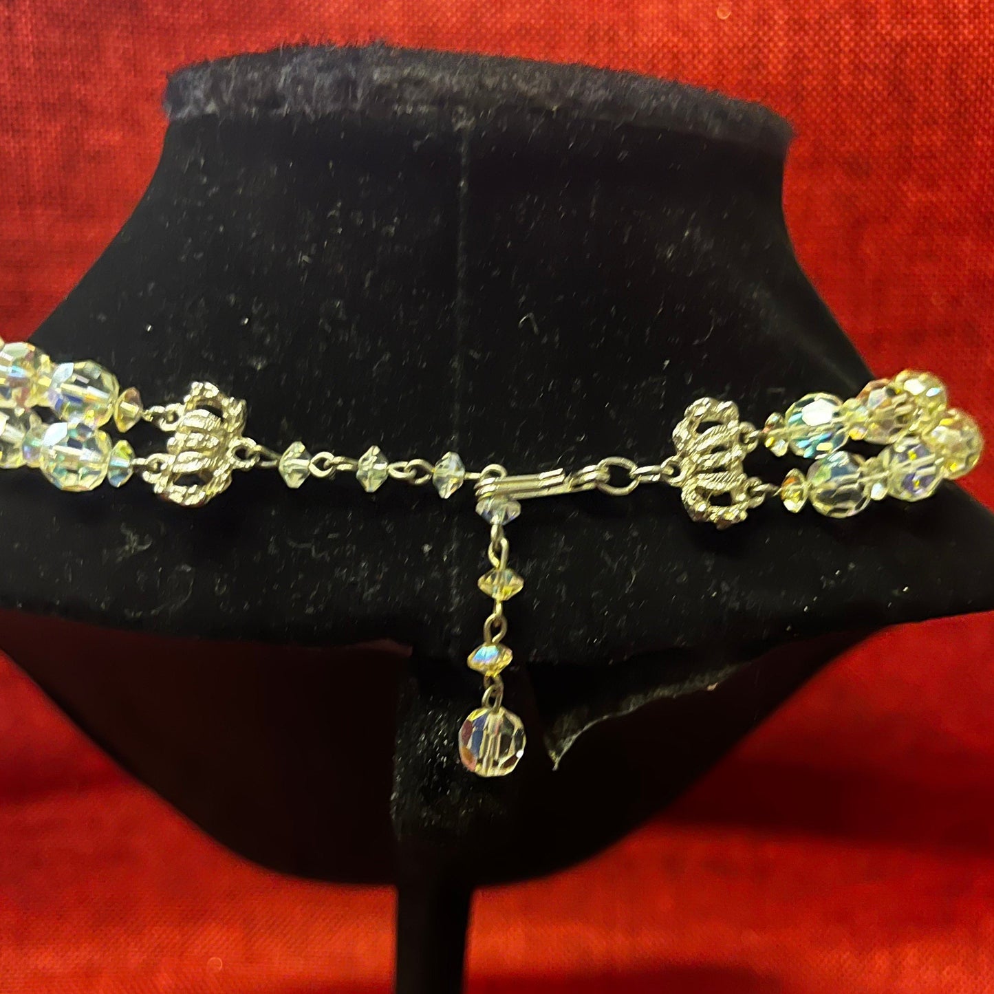 Hobe' Iridescent Double Strand Austrian Crystal Princess Necklace - Wedding Perfect