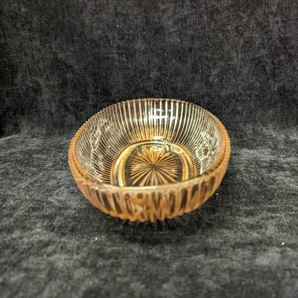 Pink Depression Glass - Sunburst Pattern 10" Long Oval Serving Tray/Celery Tray