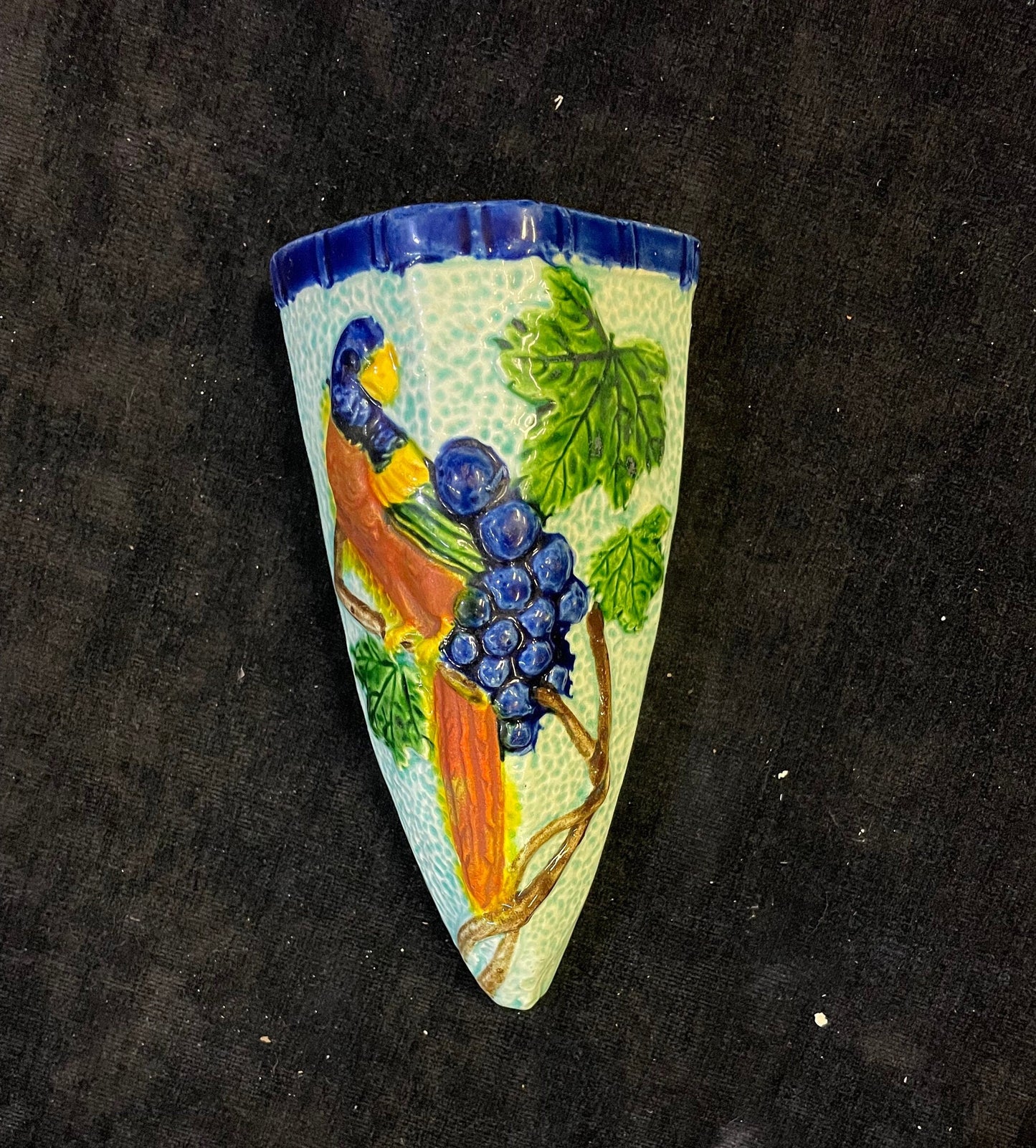 Pottery Wall Pockets  - Made in Japan - Retro Birds and Nature Style - Sold Individually
