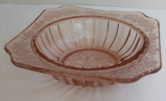 1930s Jeannette Pink Depression Glass Berry Bowls RARE - Adam Pattern Pink Depression Glass - 12 available, Sold Individually