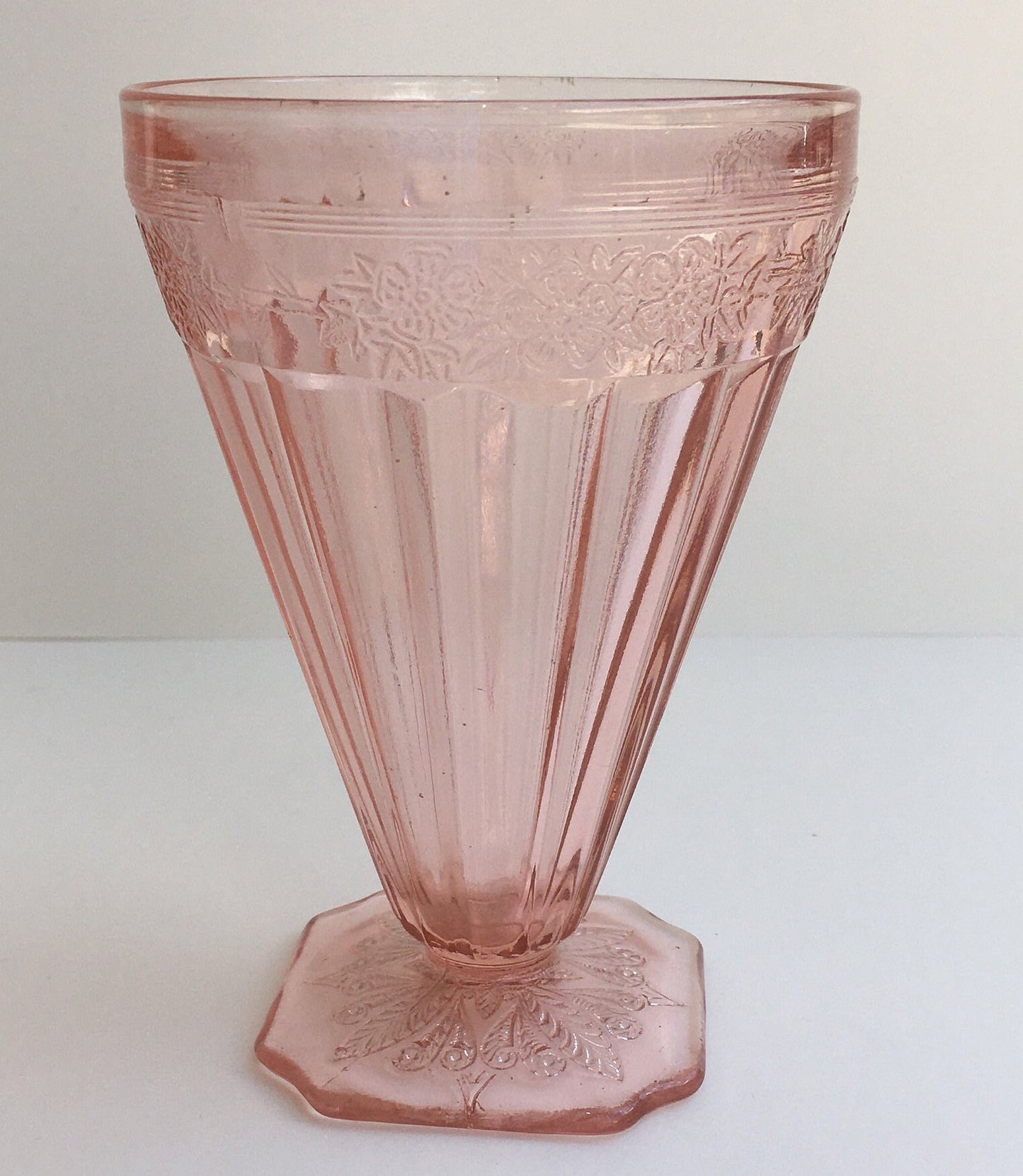 1930s Jeannette Adam Tumblers Pink Depression Glass - 8 Available, sold Individually