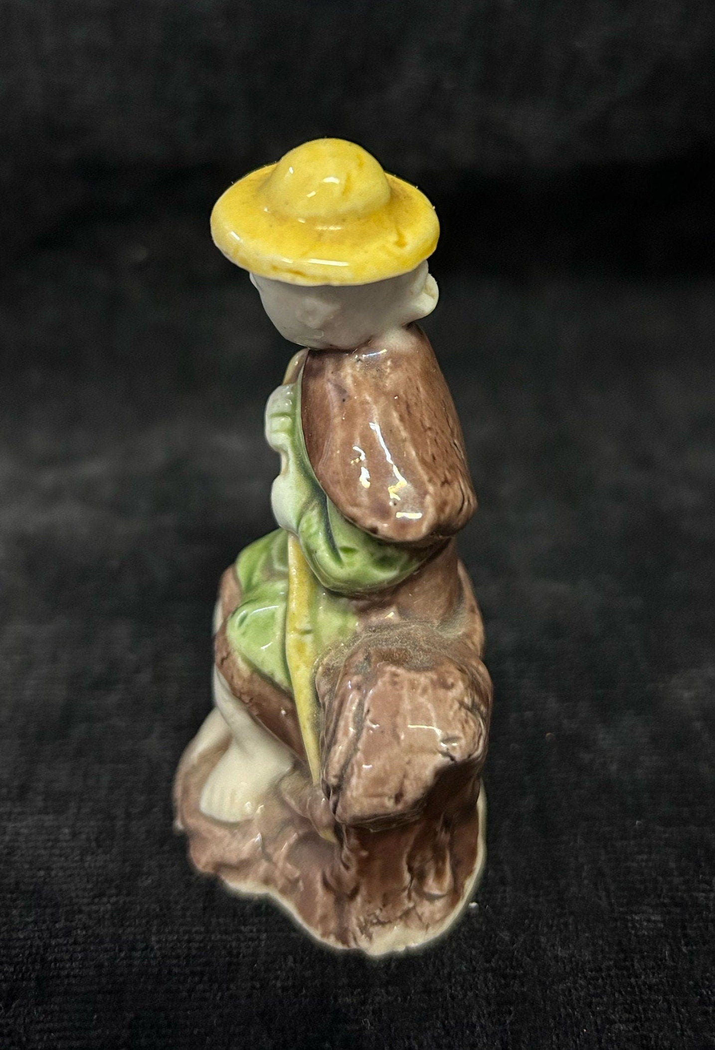 Chinese Mudman Character - Young Man with Scythe - Chinese Mudman - Antique Figurine