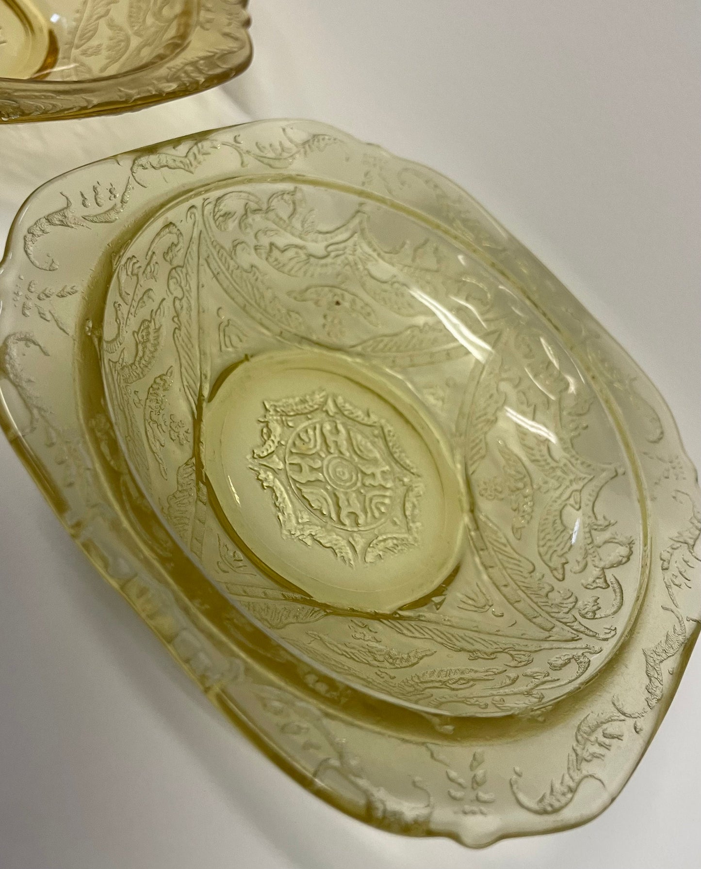 Small Nappy Size Fruit Bowl - Federal Glass - Madrid Amber - Depression Glass - 13 Sold Individually