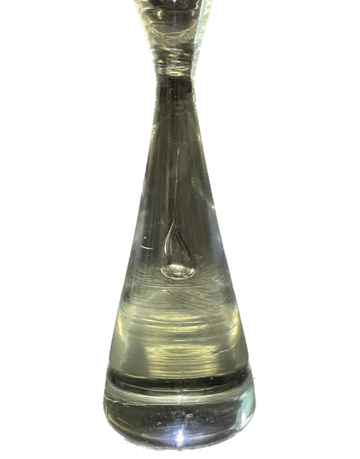 Crystal Princess Glass - Encased Bubble - Holmegaard, Denmark - Small Glass - 0.5 Ounce Shot Glass