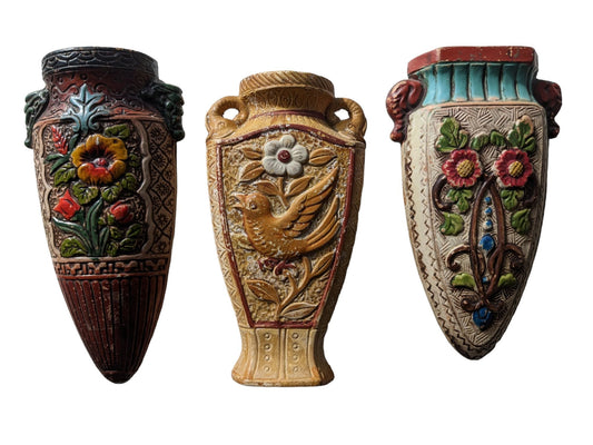 Intricate Tokanabe Style Wall Pockets- Sold Individually