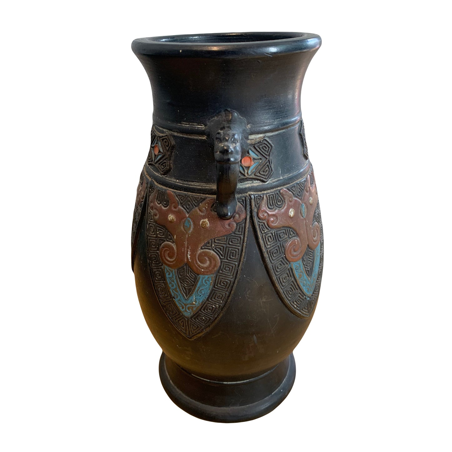Tokanabe Japanese Vase in a Lovely Art Deco Design - 9.25" tall