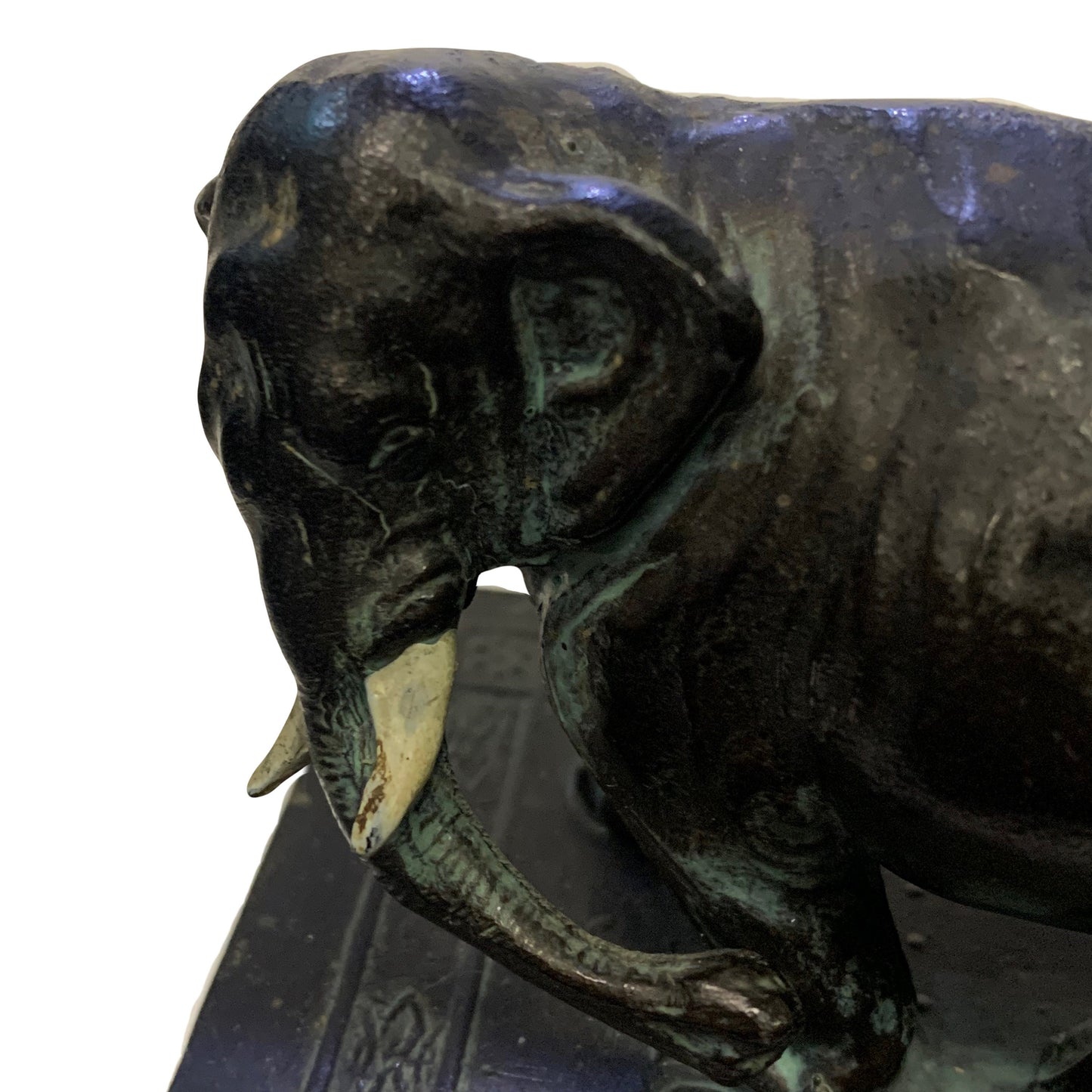 Bronze Elephant Small Book Bookends For Small Classic Books RARE FIND - Small Books 1900 - 1915 Ronson Company