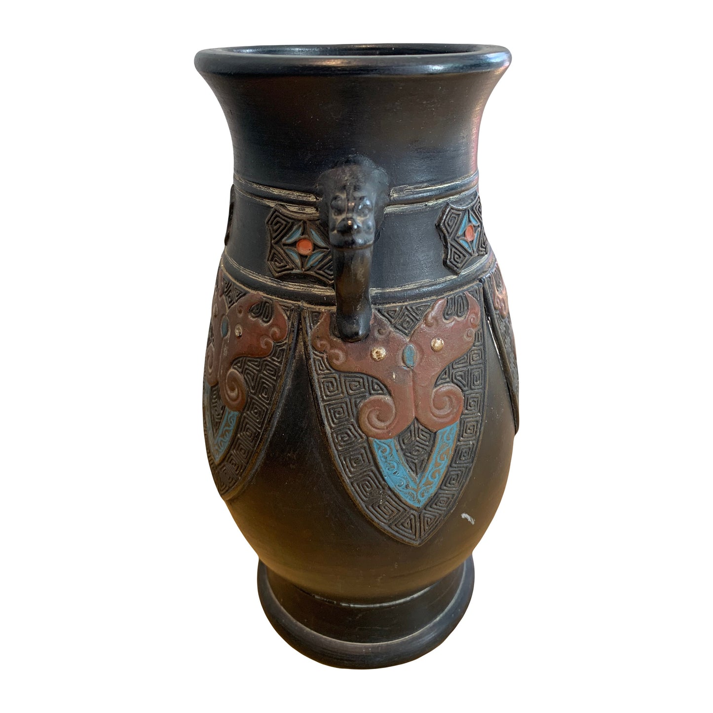 Tokanabe Japanese Vase in a Lovely Art Deco Design - 9.25" tall