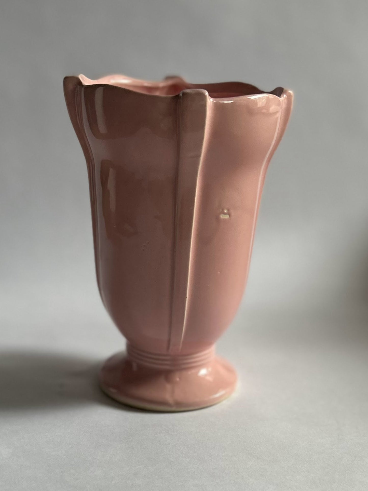 Pink McCoy Pottery 7" Vase- Vintage McCoy in Pink Matte Finish