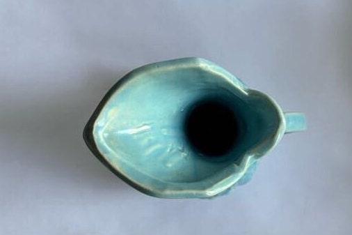 McCoy Pitcher With Grapes - McCoy Pottery - Vintage Ewer Pottery Vase