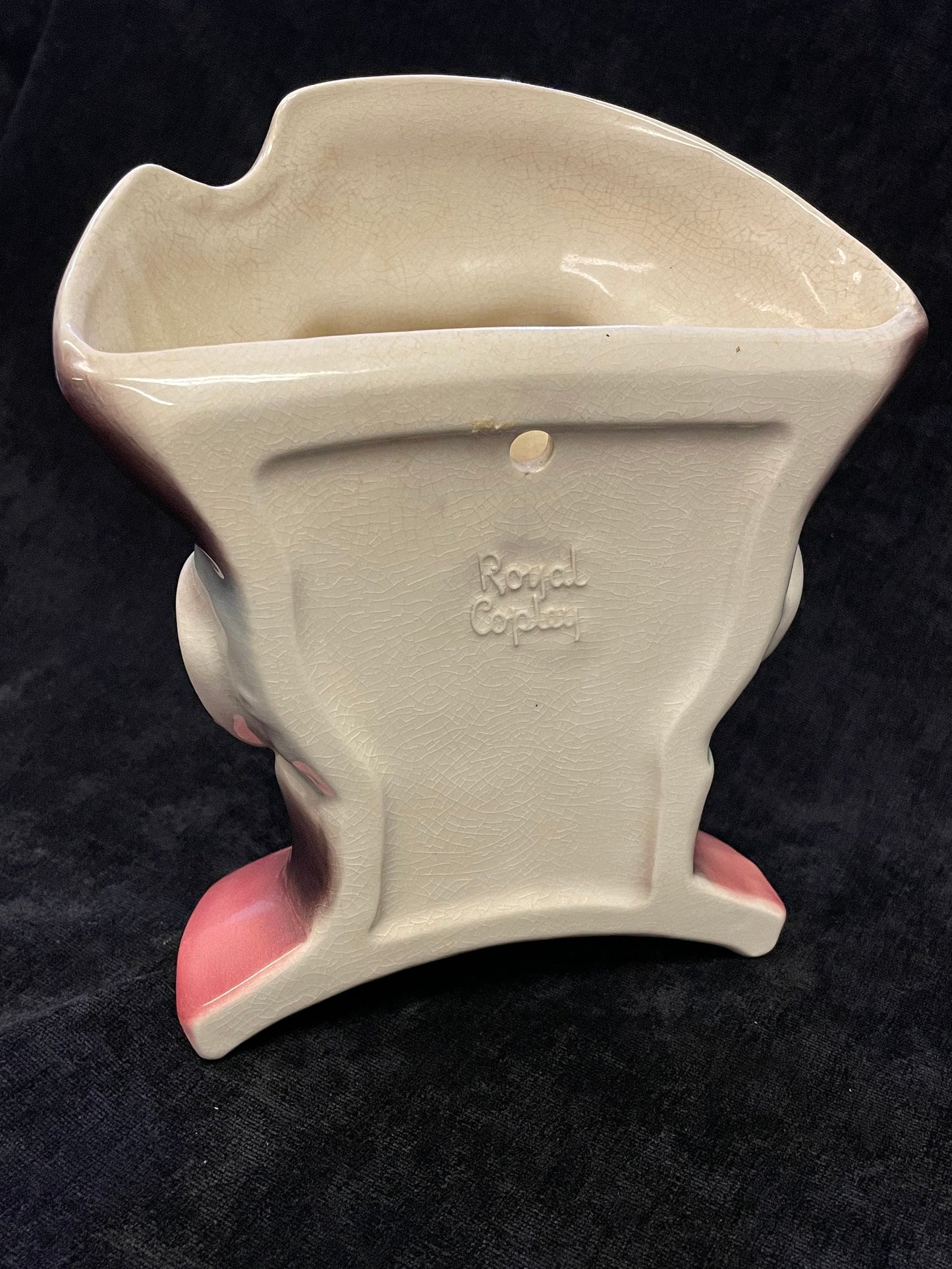 Royal Copley Men's Bust Wall Pocket/Vase