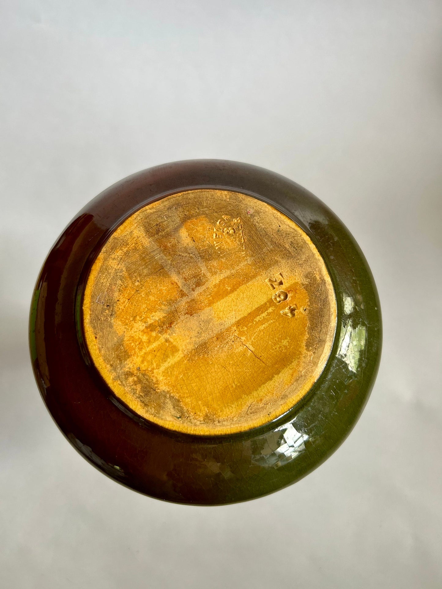 Weller Louwelsa Hand Painted Flower Pitcher/ Ewer #487 - Vintage Weller Pottery