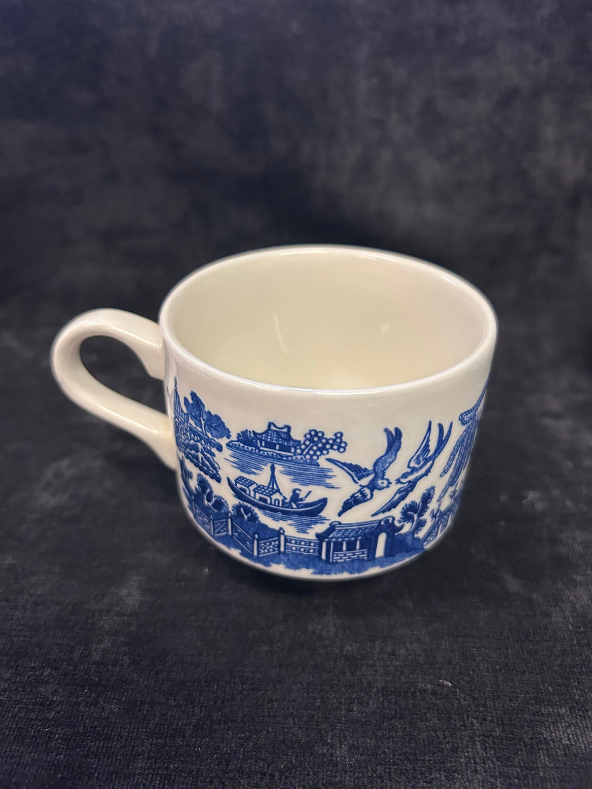 Blue Willow by Churchill - Coffee Cup with Saucer Set - Churchill Made in England - Sold in Sets of 2