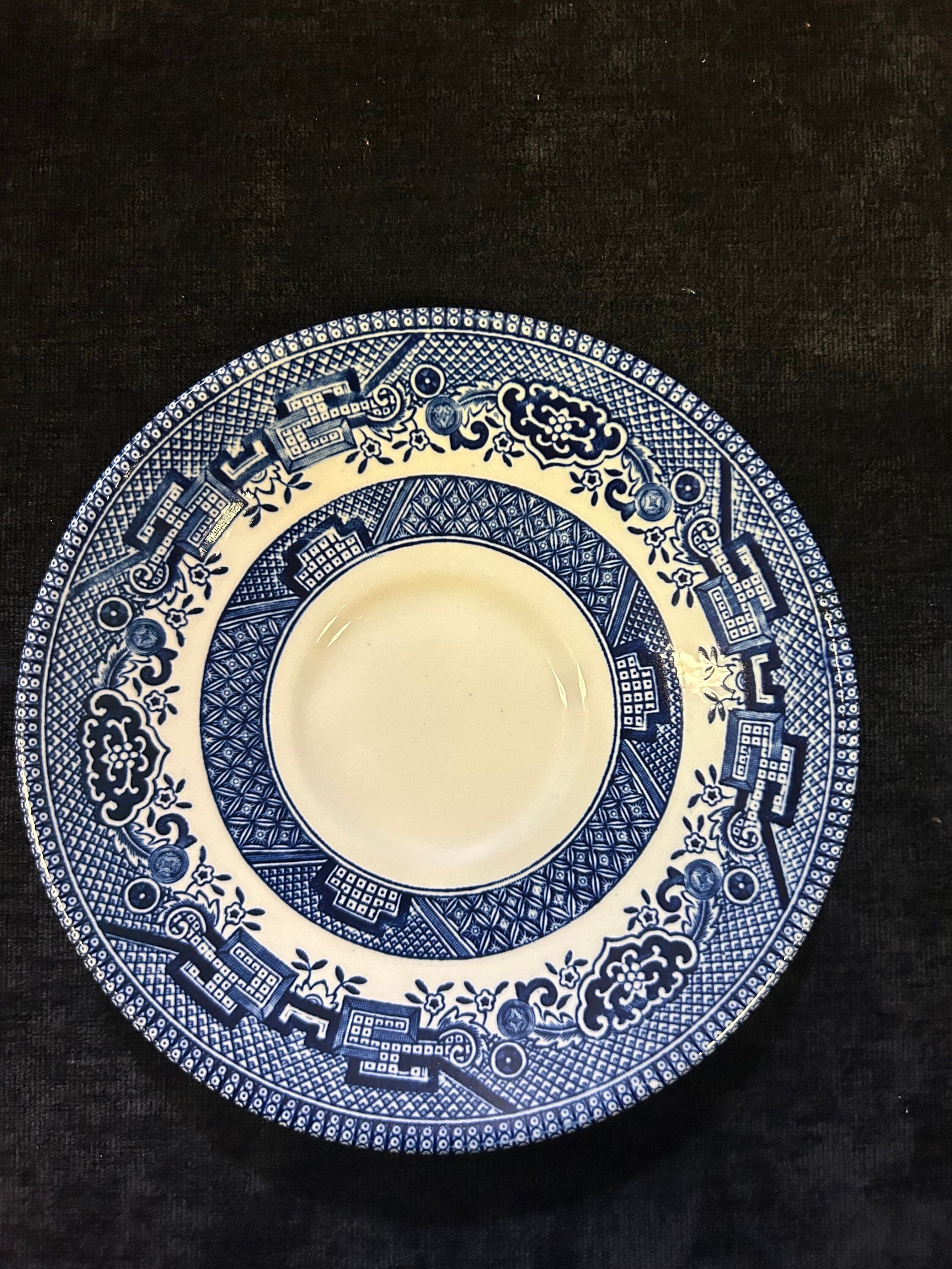 Blue Willow by Churchill - Coffee Cup with Saucer Set - Churchill Made in England - Sold in Sets of 2