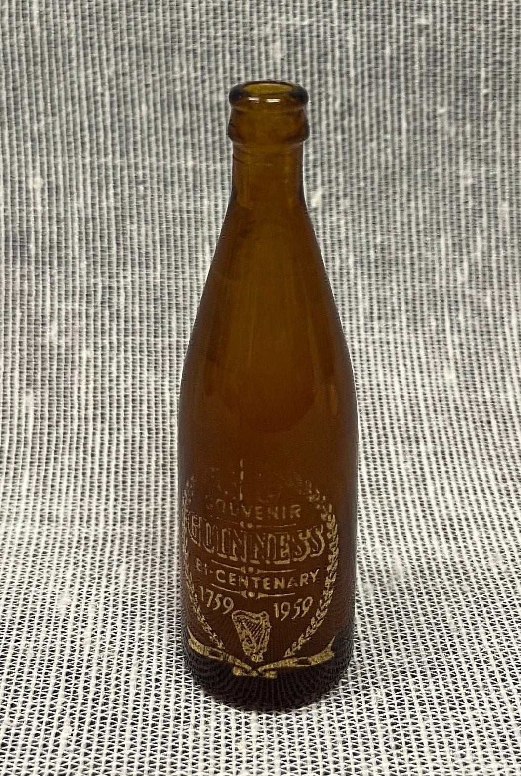 Miniature GUINNESS 200 Anniversary Souvenir Beer Bottle - Vintage 1959