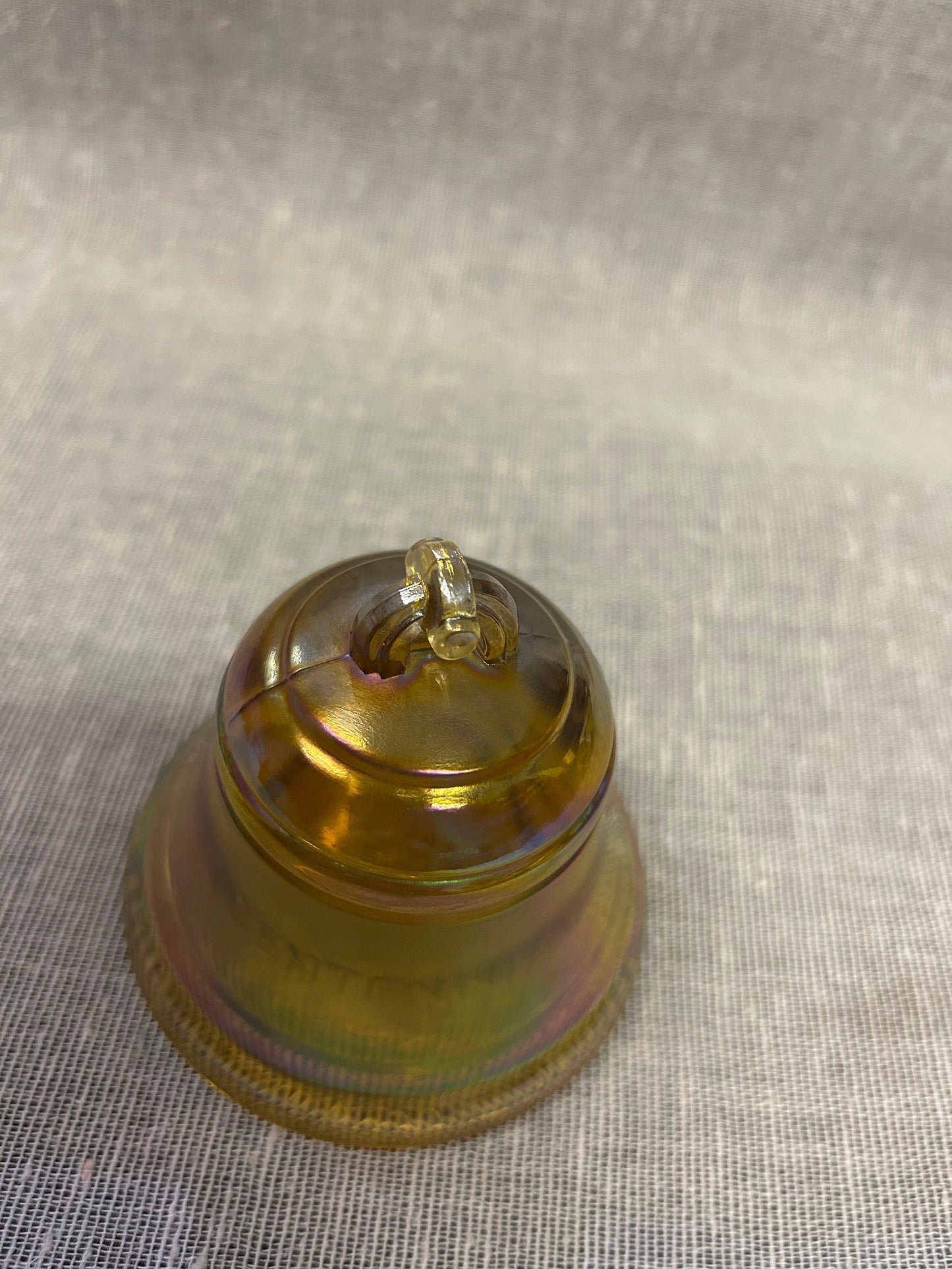 Bell Telephone Centennial Carnival Glass Bell - Employee Award from Bell Telephone - 100 Years Telephone Service to America