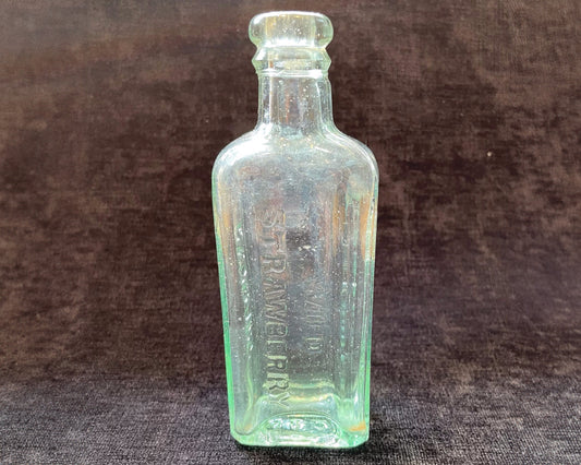 Dr. A Fowler's Wild Strawberry Extract Vintage Bottle
